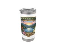 Farragut State Park Idaho - Recuerdo de pesca y senderismo Vaso térmico de acero inoxidable de doble pared