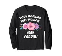 Farrah Personalized Very Demure Very Mindful Farrah Name Manga Larga
