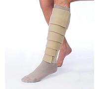 FarrowWrap Pierna básica, bronceado con calcetín de compresión, BSN Jobst FarrowMed (regular, pequeño)