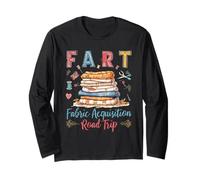 Fart Fabric Adquisition Road Trip Sewing F.A.R.T Quilting Manga Larga