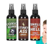 Fart Spray Extra Strong - Fart Bomb - Liquid Assfart Spray - 3 Bottles Stink Fluid Wet Fartt Sprays - Long-Lasting For Women Men Girls Boys Family Party Holidays Christmas Birthday Office Home