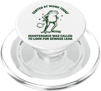 Farted At Work Today Maintenance Was Called Trabajando Rana PopSockets PopGrip para MagSafe