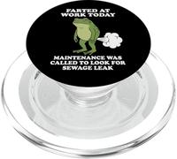 Farted At Work Today Maintenance Was Called Trabajando Rana PopSockets PopGrip para MagSafe