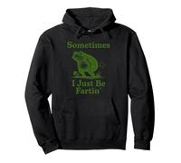 Fartin Frog Humor Tonto A Veces me río Sudadera con Capucha