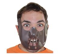 Fartoni Mascara Hannibal Lecter Para Disfraz Hannibal Lecter. Mascaras Y Caretas De Miedo Para Halloween. Accesorios Y Complementos Para Disfraces De Halloween. Careta Carnaval Miedo Adulto.