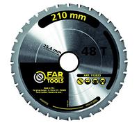 Fartools 113823 - Cuchilla, 210 mm de diámetro, color negro