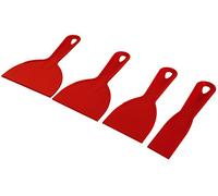 Fartools - Juego de 4 cuchillos para asar, color rojo