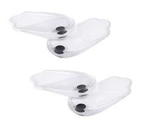 FARUTA 2 pares de plantillas magnéticas de acupresión, plantillas ortopédicas, plantillas de masaje, reflexología fascitis plantar, plantillas de desodorante para pies planos para hombres y mujeres