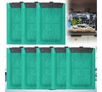 FARYODI Juego de 8 cartuchos de filtro para acuario con carbón activo y zeolita, almohadillas de filtro para Tetra EasyCrystal Filter 250, EasyCrystal FilterBox 300, Tetra EasyCrystal