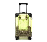 FARYODI Minihucha de viaje, transparente, para regalo de dinero, hucha para vacaciones, con función de soporte para teléfono móvil, decoración para viajes, bodas y cumpleaños (12,5 x 8 x 4,5 cm