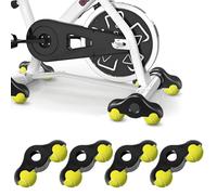 FARYODI Rocker Plate Feet - Juego de 4 adaptadores de pie para bicicleta de interior, con 8 pelotas de tenis para entrenamiento de ruedas Wahoo Kickr Core