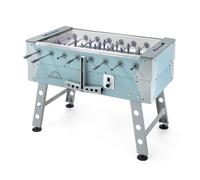 Fas Futbolín Rainbow + mesa profesional varillas telescópicas cristal Turquesa