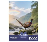 Fasano común1000 Piezas Rompecabezas Nivel Básico para Jóvenes Observación Paciencia Pájaro Marco para Colgar 70x50cm/1000pcs