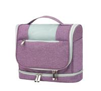 FASAOH Neceser con gancho para colgar, bolsa de viaje para separar seco y húmedo, bolsa de lavado resistente al agua, bolsa de cosméticos de maquillaje, organizador de viaje para accesorios, champú,