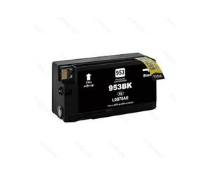 FasaWorld - Compatible HP 953XL 957XL V7 Negro Cartucho DE Tinta PIGMENTADA REMANUFACTURADO L0S70AE L0S58AE L0R40AE 56 ml - HP-HI-953XLBK(PG)-Remanufacturado