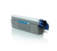 Fasaworld - compatible oki c612 cyan cartucho de toner 46507507 6.000