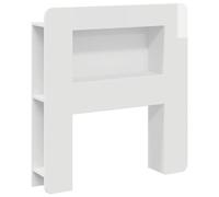 Fasba Cabecero de Armario Moderno de Madera de Ingeniería, Diseño Elegante y Espacio de Almacenamiento, Brillante, 93cm FCGMZJ-8001250ES