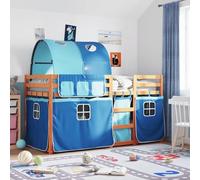 Fasba Litera de Madera para niños con barandillas de Seguridad y Escalera - Color marrón - Adecuada para colchones de 90x190 cm Modelo FCZJ-3284040ESGMRX