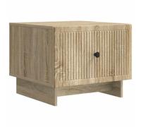 Fasba Mesa de Café Moderna de Madera de Ingeniería con Almacenamiento y Diseño de Borde a Rayas Sala de Estar Modelo FCGMZJ-894047ES