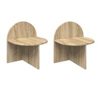 Fasba Mesa de Noche Moderna de Madera, Diseño Elegante y Resistente, Versátil para Dormitorios y Espacios Pequeños FCGMZJ-8001136ES