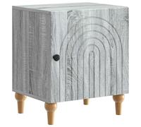 Fasba Mesa de Noche Moderna para Dormitorio - Estilo Elegante, Almacenamiento Práctico, Madera de Ingeniería, 43 x 34,5 x 50 cm FCGMZJ-894117ES