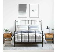 Fasba Mesas de Noche Modernas con Estilo Rústico - 2 Unidades, Acabado en Madera Vieja, Estantes y Cajón - Diseño Único para tu Dormitorio Modelo LYKLYD-871223ES