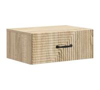 Fasba Mesas de Noche Modernas de Madera Roble Sonoma - 1 Cajón, 49x34.5x20 cm Espacios Pequeños y Dormitorios FCGMZJ-898619ES