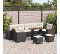 Fasba Sofá de Jardín Modular 4 Piezas - Rattán Sintético, Resistente a la Intemperie, Ajustable, Fácil Mantenimiento, Balcones y Patios Modelo LYKLYD-3361990ES