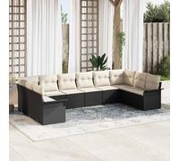 Fasba Sofá Modular de Jardín 4 Piezas - Resistente, Impermeable, Cómodo para Exterior/Interior