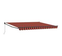 Fasba Toldo Manual retráctil Naranja y marrón 400x300 cm