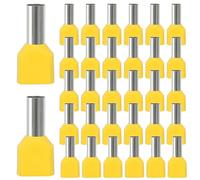 FASBET Juego de 100 férulas dobles de 6 mm², 2 casquillos de 6 mm², 2 casquillos dobles de 6 mm², 2 casquillos de 6 mm², 2 casquillos gemelos, 2 x 6 mm²
