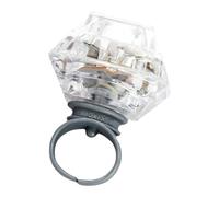 Fascette per Dita un LED - Giocattolo en ABS da 5 cm e 3,5 cm de diámetro | Anelli Feste lampeggianti con bagliore che Cambia Colore, per compleanni, Abiti da Festival | Evento