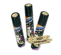 Fasching 30225 Hair Spray Glitter Oro, pelo Spray + purpurina + Color NEU/OVP