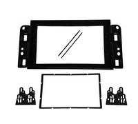 Fascia 2Din Compatible para Chevrolet para Aveo para Lova para Captiva para Gentra Radio DVD Estéreo Panel Montaje Tablero Kit Instalación Marco Bisel Panel Estéreo(173x98mm)