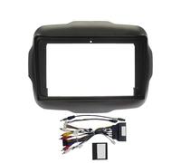 Fascia De 9 Pulgadas para El Marco del Coche Adaptador De Caja CANbus para Radio Android Panel De Montaje para Jeep para Renegade 2014-2021 PYPFQUMQGR(Frame Cable Canbus)