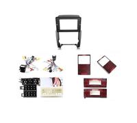 Fascia De Radio Coche Android MP5 Panel Carcasa Marco 2 DIN Unidad Principal Cubierta Tablero Estéreo para Kia para Sorento 2009-2012 Fascia del Panel de Radio(Cable de Marco Canbus)