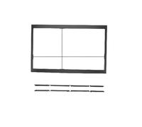Fascia del Panel de Radio 2 Bastidor De Fascia De Radio DIN para Citroen C2 C3 para Jumpy(178 x 100 mm)