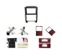 Fascia del Panel de Radio Fascia De Radio Coche Android MP5 Panel Carcasa Marco 2Din Unidad Principal Cubierta Tablero Estéreo para Kia para Sorento 2009-2012(Cable de Marco Canbus)