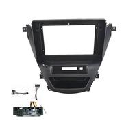 Fascia del Panel de Radio para Hyundai para Elantra para Avante 2010-2013 10 Pulgada Coche Marco Fascia Adaptador Android Radio Salpicadero Montaje Panel(Cable del Marco)