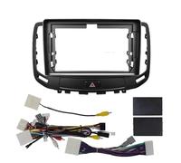 Fascia del Panel de Radio para Infiniti G Series G4 G25 G35 G37 Adaptador Fascia Marco Coche Android Radio Kit Panel Montaje Tablero(Frame-Cable canbus-A)