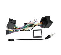 Fascia del Panel de Radio para VW para T5 2003-2015 Automóvil Radio Fascias Marco 9 Inch Estéreo Panel Arness Energía Cable Adaptador Canbus Montaje Kit(Cable Canbus)