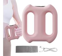 Fascia Massage Ring, Deep Tissue Roller, Cordless Release Tool, 5-Speed Vibration Mode, Adjustable Belt Strap, Compact Recovery Design, Perfect for Legs, Thighs, Runners, Athletes, Gym, 14x13.5x4cm