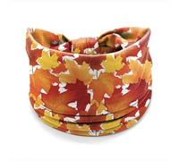 Fascia Per Capelli Donna Colorful print knotted high elasticity polyester cotton blend soft widened headband hair accessory(Color-02)