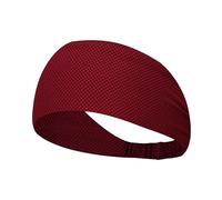 Fascia Per Capelli Donna Diadema deportiva for hombre y mujer, elástica, antideslizante, que absorbe la humedad, ideal for yoga, senderismo gimnasio(Red)