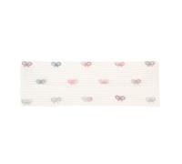 Fascia Per Capelli Donna Diadema elástica acanalada con forma de corazón perla for mujer, banda for el cabello lazo y rayas estrellas, accesorios for for yoga, correr niñas(White-1)