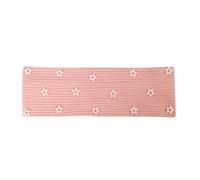 Fascia Per Capelli Donna Diadema elástica acanalada con forma de corazón perla for mujer, banda for el cabello lazo y rayas estrellas, accesorios for for yoga, correr niñas(Pink-6)