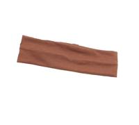 Fascia Per Capelli Donna Diademas deportivas de algodón color liso for gimnasio, correr, yoga, sudor, alta elasticidad, maquillaje, tenis, for mujer(Coffee)