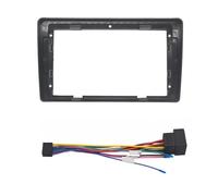 Fascia Radio 9" para VW para Passat B5 para Bora para Golf IV Panel Video Reproductor Audio Tablero 2 DIN Kit Montaje Panel(Fascia y Cable)