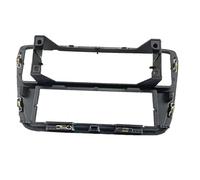 Fascia Radio Coche 1 DIN para VW para Seat para Citigo 2012 Marco Adaptador Panel Biselado Kit Instalación Tablero Marco Radio Coche(UV Black)