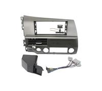 Fascia Radio Coche 12.3 Pulgadas 2 DIN Stereo Player Instalar Panel Envolvente Dash Kit Marco Para Civic 2008 2009 2010 2011 fascia radio estéreo